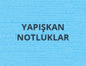 Yapışkan Notluklar - Promosyon